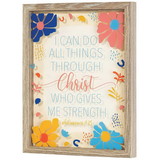 Dicksons FRMWDWG-1114-81 Framed Wall Art I Can Do All Things
