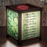 Dicksons GW370B His Angels Lighted Glass Scent Warmer