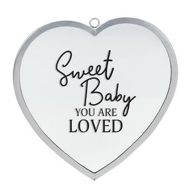 Dicksons HMW-08-01C Heart Mirror Sweet Baby You Are Loved Sm