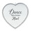 Dicksons HMW-10-01C Heart Mirror Dance With Heart Med Silver