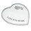 Dicksons HMW-12-06C Heart Mirror Love You More Large Silver