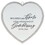 Dicksons HMW-12-09SC Heart Mirror We Open Our Home Lrg Silver