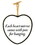 Dicksons HMW-12-13SC Heart Mirror Live By Faith Large Silver