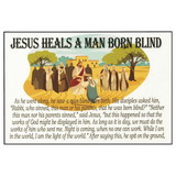Dicksons IBB-167 Itty Bitty Card Jesus Heals The Blind