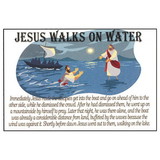 Dicksons IBB-170 Itty Bitty Card  Jesus Walks On Water