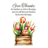 Dicksons IBB-205 Itty Bitty Card Give Thanks For Burdens
