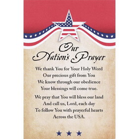 Dicksons IBB-284 Itty Bitty Card Patriotic Nations Prayer