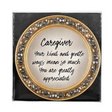 Dicksons JCT102A Caregiver Amber Jeweled Coaster Set