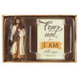 Dicksons JESUSFIG-113 Jesus Fig/Crd Fear Not For I Am Rsn 3