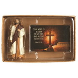 Dicksons JESUSFIG-120 Jesus Fig/Crd Your Word Is A Lamp Rsn 3