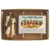 Dicksons JESUSFIG-129 Jesus Figurine Card Jesus Feeds The 5000