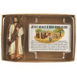 Dicksons JESUSFIG-130 Jesus Figurine Card Jesus Heals Blind