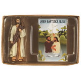 Dicksons JESUSFIG-132 Jesus Figurine Card John Baptizes Jesus