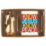 Dicksons JESUSFIG-136 Jesus Figurine And Card Know Jesus Know