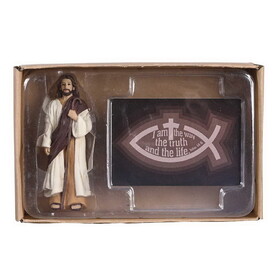 Dicksons JESUSFIG-141 Jesus Figurine Card I Am The Way