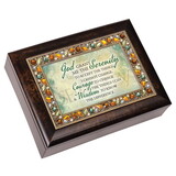 Dicksons JM503SA Serenity Prayer Jeweled Musical Box