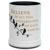 Dicksons JW07BL Believe In All Possiblities Candle Warm