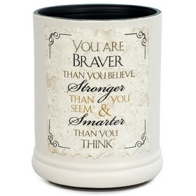 Dicksons JW15BS You Are Braver Candle Jar Warmer