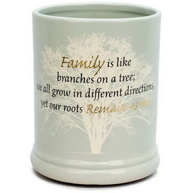Dicksons JW16FT Family Is Like Branches Candle Jar Warm