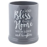 Dicksons JW27GB God Bless This Home Candle Jar Warmer