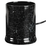 Dicksons JW34BM Black Marble Design Jar Candle Warmer