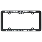 Dicksons LF-7002 Lic Frm He Died For Me Pvc 12X6