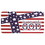 Dicksons LP-1023 Lic Plt God Bless America Mtl 12"X6"