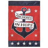 Dicksons M001095 Flag Anchored In Hope Burlap 29X42