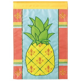 Dicksons M001106 Flag Pineapple Fleur-De-Lis 29X42