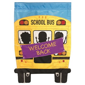 Dicksons M001248 Flag Welcome School Bus Polyester 29X42