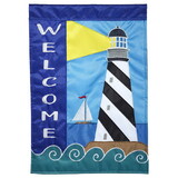 Dicksons M001317 Flag Lighthouse Welcome Polyester 29X42