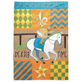 Dicksons M001341 Flag Derby Time Horse Polyester 29X42