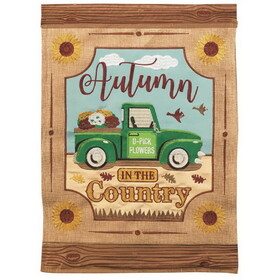 Dicksons M001416 Flag Truck Autumn In The Country 29X42