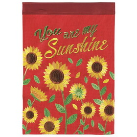 Dicksons M001417 Flag Sunflowers You Are Sunshine 29X42
