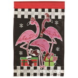 Dicksons M001423 Flag Christmas Flamingos Polyester 29X42