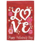 Dicksons M001512 Flag Love Happy Valentine Day 29X42