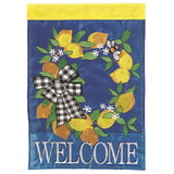 Dicksons M001522 Flag Lemon Welcome Polyester 29X42