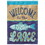 Dicksons M001534 Flag Welcome To The Lake Polyester 29X42