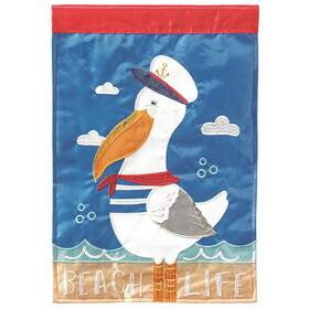 Dicksons M001539 Flag Pelican Beach Life Polyester 29X42