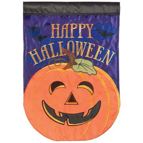 Dicksons M001640 Flag Happy Halloween Jackolantern 29X42