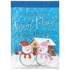 Dicksons M001651 Flag Snow Place Like Home 29X42