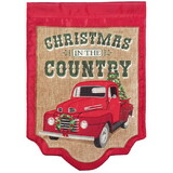 Dicksons M001652 Flag Truck Christmas In Country 29X42