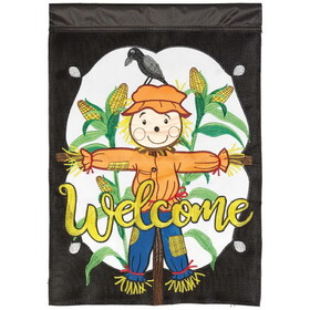 Dicksons M001674 Flag Fall Welcome Scarecrow 29X42