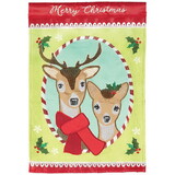 Dicksons M001719 Flag Merry Christmas Deer 29X42