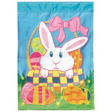 Dicksons M001730 Flag Easter Bunny Front Back 29X42