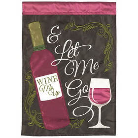Dicksons M001752 Flag Wine Me Up Polyester 29X42