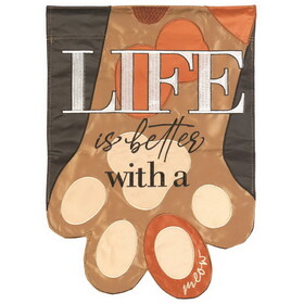 Dicksons M001757 Flag Life Is Better With A Cat 29X42