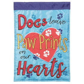 Dicksons M001758 Flag Dogs Leave Pawprints 29X42