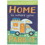 Dicksons M001766 Flag Home Is Where You Park It 29X42