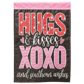 Dicksons M001785 Flag Hugs & Kisses & Southern 29X42